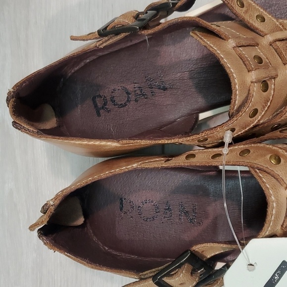 NWT Roan By Bed Stu Ibis Studded Ankle Leather Platform Boho Sandals Shoes - Picture 15 of 15